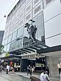 "Progress" installed on the Rundle Plaza building, Adelaide.