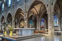 Interior of the Church of St. Bonaventure on the Place des Cordeliers, just east of the Rue de la République
