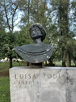 Bust of Luísa Todi by Martins Correia