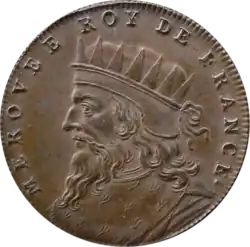 Médaille Roi de France Mérovée