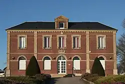 The town hall in Mélamare