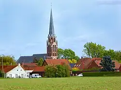 The church in Mérignies