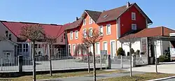 Town hall and school