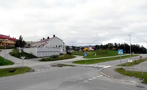 The street Mørkvedveien in Mørkved
