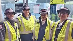 image of four women in uniforms
