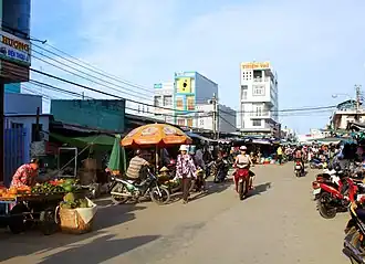 A part of Năm Căn market.