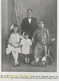 Family of Nguyễn Hữu Hào, Nam Phuong (middle) at 3 years old.