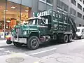 R refuse truck