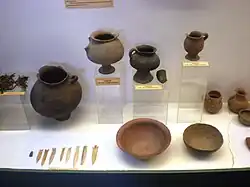 Image 17Artifacts at the Pío Pablo Díaz Museum in Cachi, Salta Province. One of several in Argentina devoted to the ethnology of Indigenous peoples. (from Indigenous peoples in Argentina)