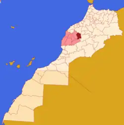 Location in Morocco