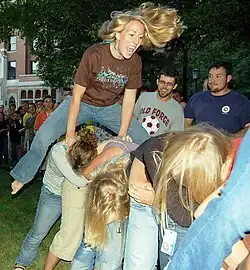 Young adults playing (Chicago 2006)