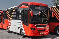 Minitrans bus operated by Metrobaru Transport