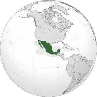 Location of mexico