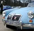 The inset grille fitted to the 1600 Mark II