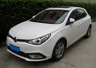A small front-engined car with alloy wheels, a front grille, door mirrors, stylised LED headlights, a sunroof, a petrol cap on the left-hand side, and front-and-rear side passenger doors