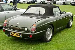 MG RV8 rear