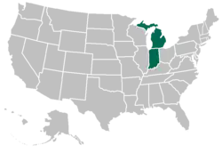 Location of teams in