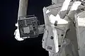 MISSE PEC1 mounted on Quest