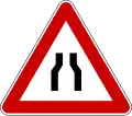 I-5 Road narrows