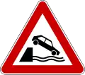 Unprotected riverbank