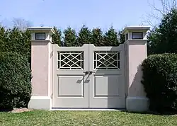 Garden gate.