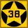 Trunk Highway 38 marker