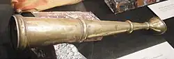 A late 19th-century speaking trumpet used by firefighters