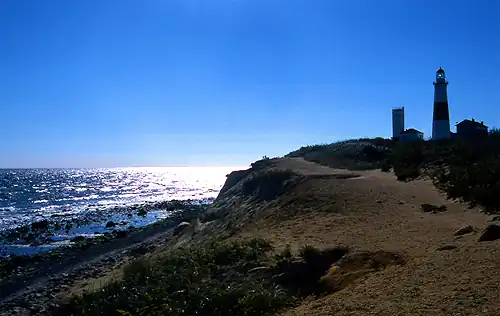 Montauk Lighthouse, a Suffolk County landmark pictured in 1997