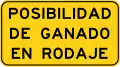W11-11 Possibility of cattle on the run-in