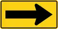 W1-6 (D) Arrow