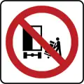 SR-39: Loading and unloading of goods prohibited