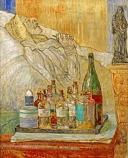 My Dead Mother (1915), oil on canvas, 75 × 60&nbsp;cm, Mu.ZEE, Ostend
