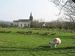 The area of the Church of Saint-Martin
