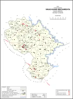 Location of Machhrehta in Machhrehta block