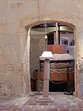 Ancient stone millstone
