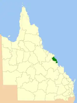 Location within Queensland
