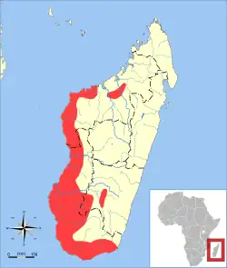 Map of range