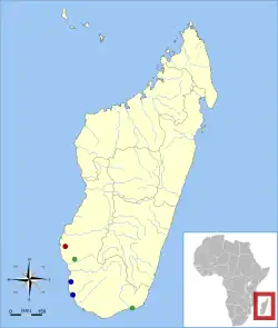 Map of range