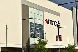 Exterior of a Macy's store located in Walnut Creek, California pictured in 2016. This store was originally an Emporium-Capwell before being converted to Macy's in 1995.