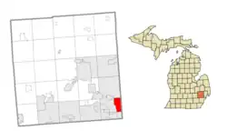 Location within Oakland County