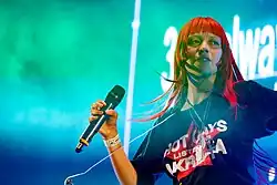 Akriila performing live at Madrid Pride 2025.
