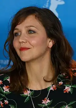 Maggie Gyllenhaal at the 67th Berlinale in Berlin, Germany, in 2017.