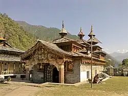 Exterior of a small temple