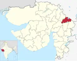 Location in Gujarat