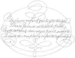 A poem in French