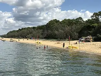 Main Beach at Coochiemudlo Island, 2017