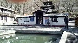 Temple and pond