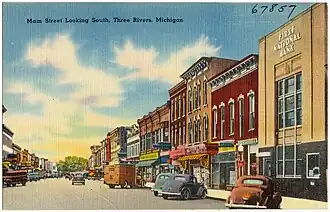 Main Street looking south, c. 1940