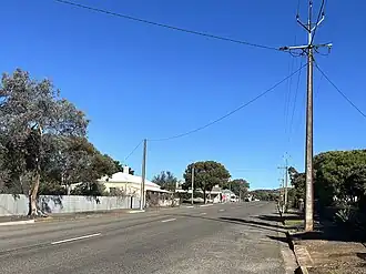 Main Street of Point Pass, South Australia