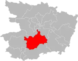 Location of Chemillé-en-Anjou